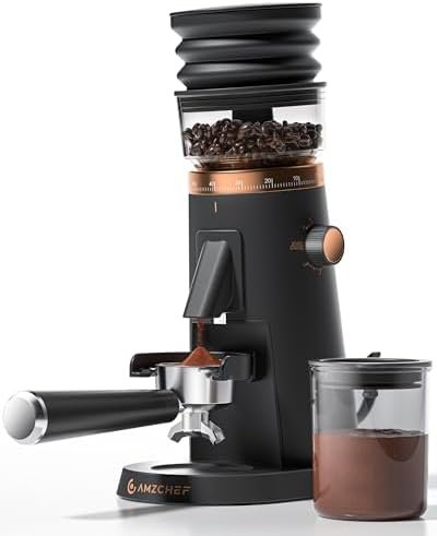 AMZCHEF Single Dose Coffee Grinder Review