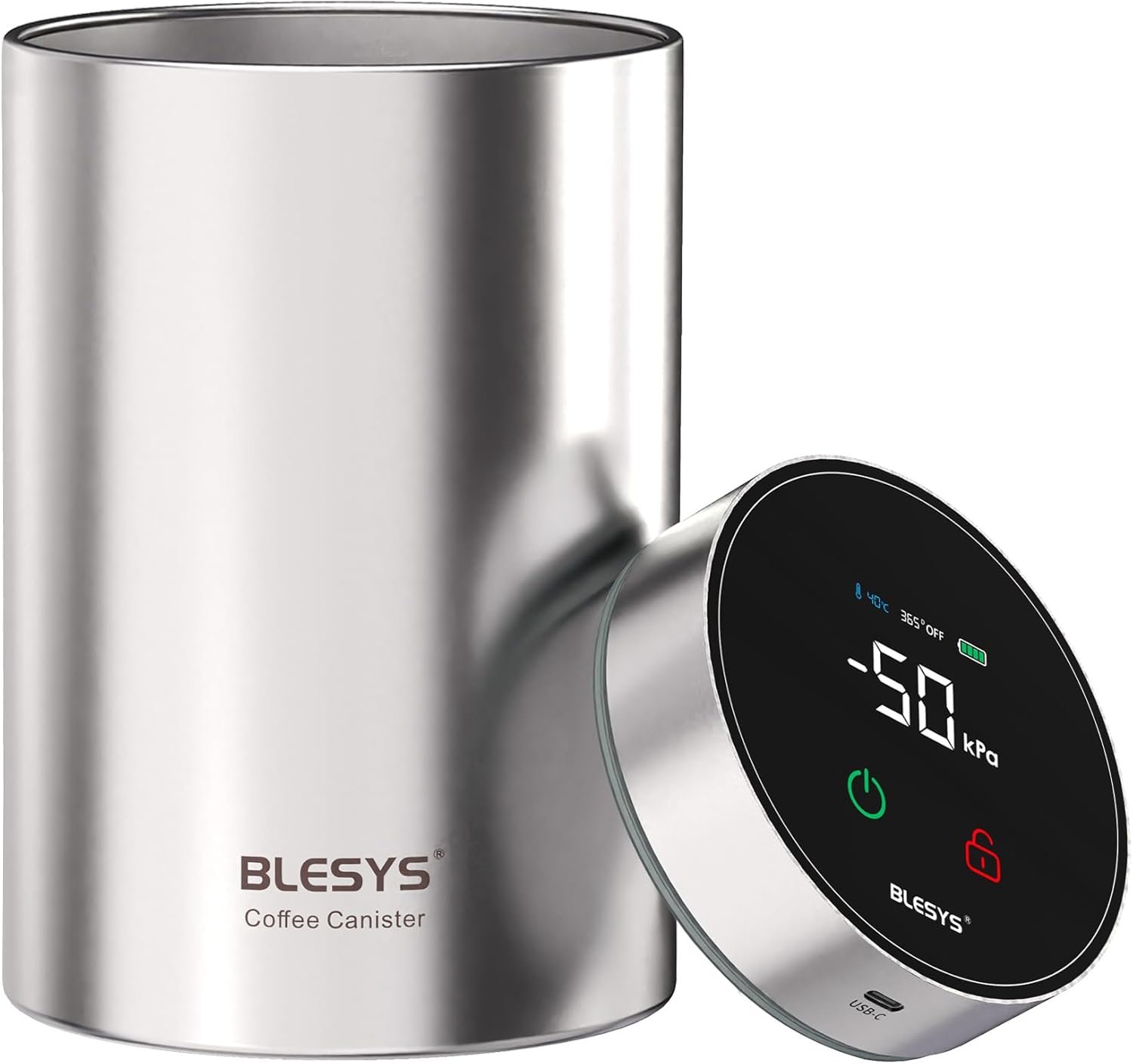 BLESYS Smart Vacuum Coffee Canister
