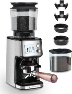 Homtone Conical Burr Espresso Grinder