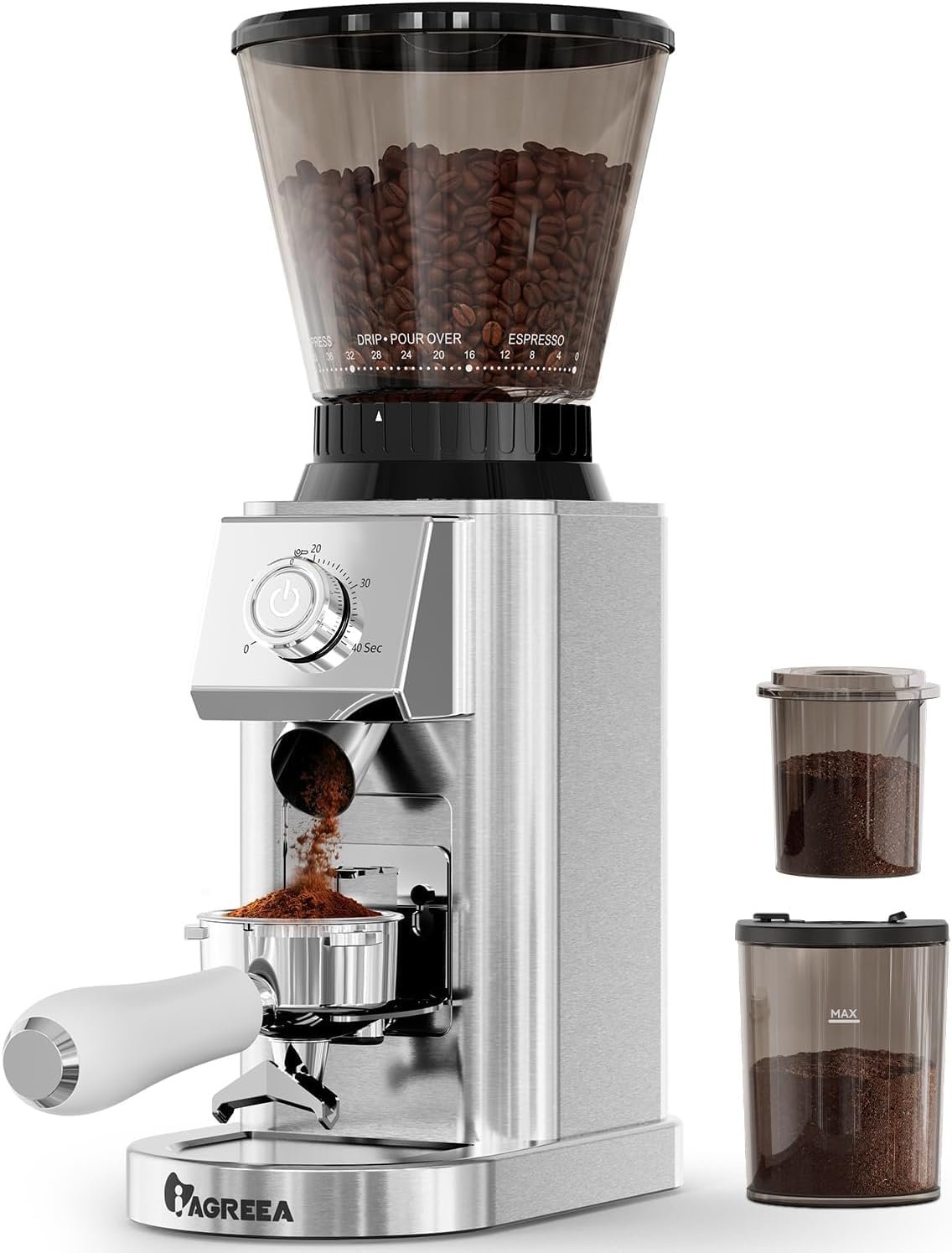IAGREEA Conical Burr Coffee Grinder