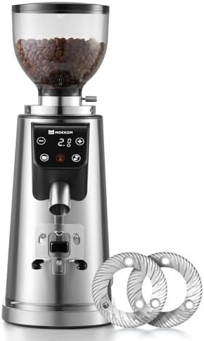 MOKKOM Professional 64mm Flat Burr Grinder