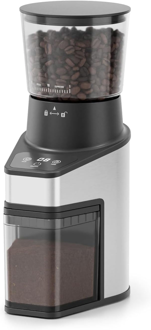 RIOSKY Burr Coffee Grinder