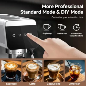 AMZCHEF 20 Bar Espresso Machine view 2