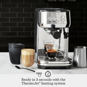 Breville Bambino Plus, Black Stainless Steel view 2