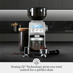 Breville BCG820BSS Smart Grinder Pro for Coffee and Espresso, Brushed Stainless Steel view 2
