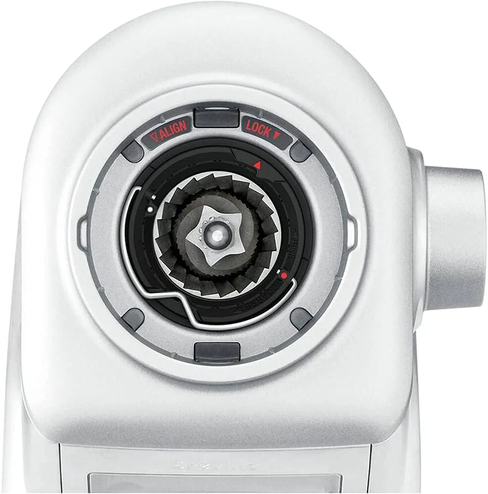 Close-up of the Breville Smart Grinder Pro control panel and LCD display