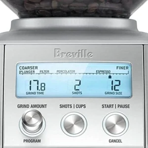 Breville Smart Grinder Pro, Stainless Steel view 6