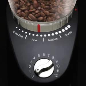 Capresso Infinity Plus Conical Burr Grinder, Black view 7