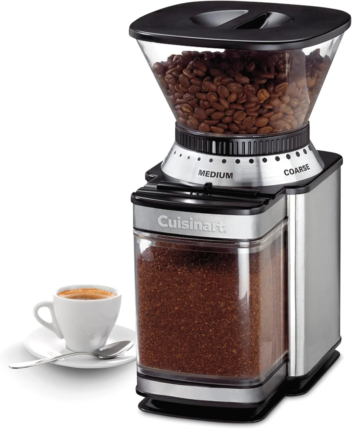 Cuisinart DBM-8P1 flat burr grinder mechanism