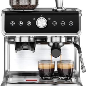 EUHOMY Espresso Machine with Grinder