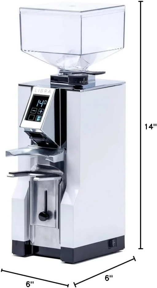 Eureka Mignon Libra's intuitive interface for setting weight-based doses