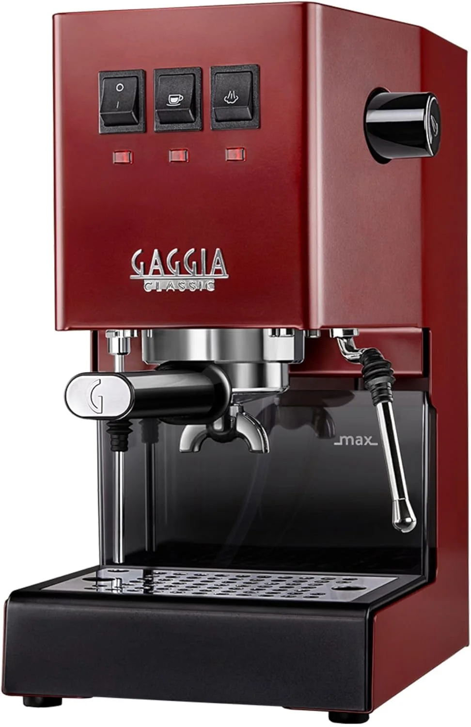 Gaggia Classic Pro Cherry Red front view