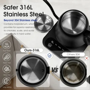 Gooseneck Electric Kettle Temperature Control view 2