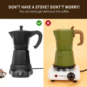 LAOION Cafetera Espresso Maker 6 Cup view 3