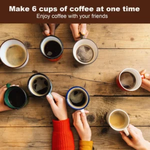 LAOION Cafetera Espresso Maker 6 Cup view 6