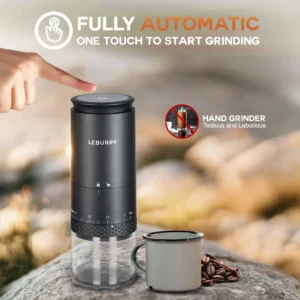 LEBURRY Burr Coffee Grinder view 2