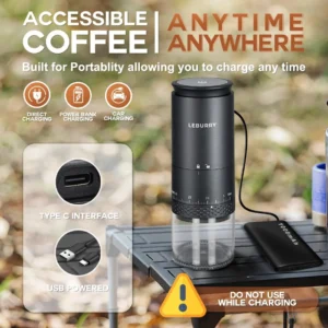 LEBURRY Burr Coffee Grinder view 7