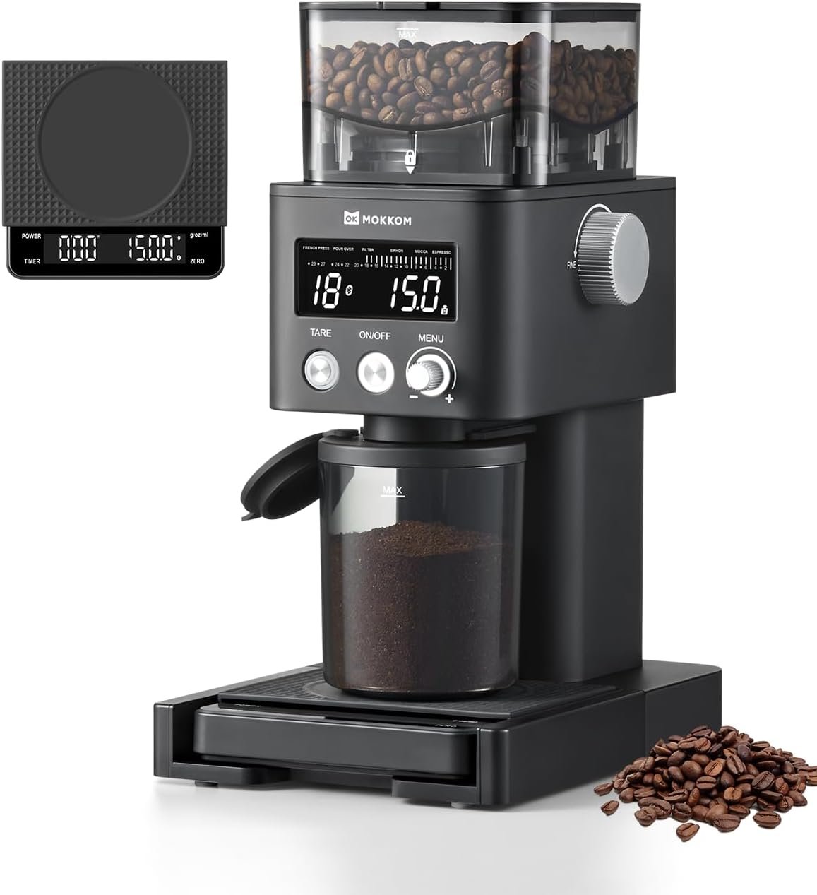 MOKKOM Electric Coffee Grinder