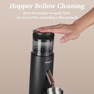 Mongdio Electric Burr Coffee Grinder view 4