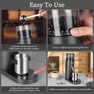 Mongdio Electric Burr Coffee Grinder view 5