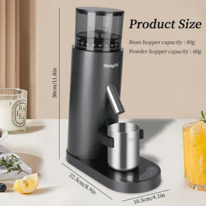 Mongdio Electric Burr Coffee Grinder view 7