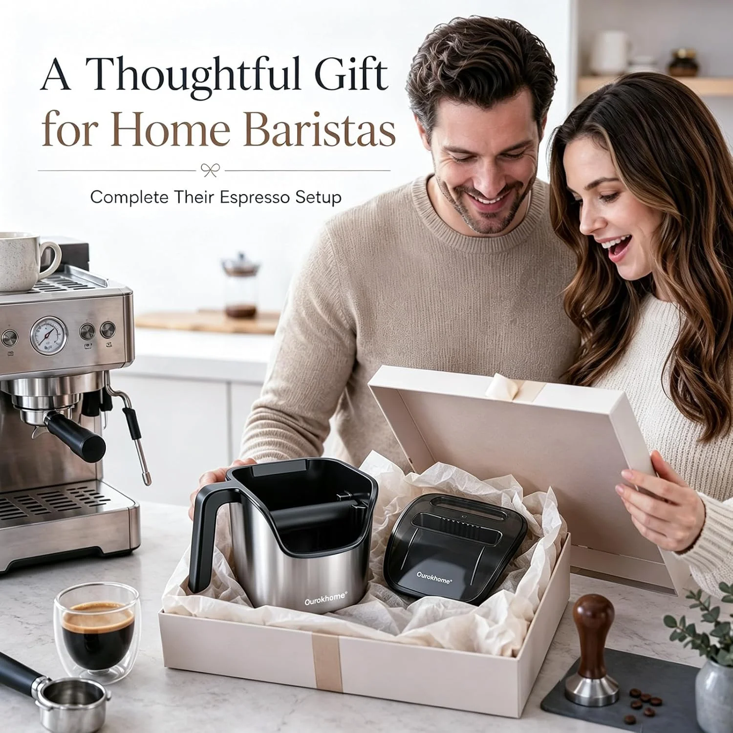 Ourokhome Espresso Knock Box
