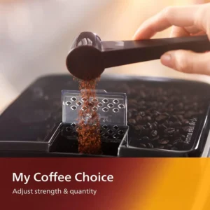 Philips 3200 Series Fully Automatic Espresso Ice Coffee Machine w/ LatteGo, EP3241/74, Black (Renewed) view 3