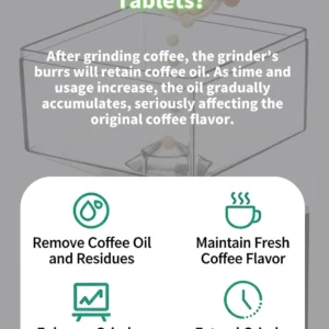 PUZZLEQ Coffee Grinder Cleaning Tablets view 2