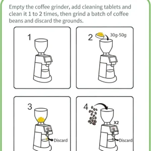 PUZZLEQ Coffee Grinder Cleaning Tablets view 6