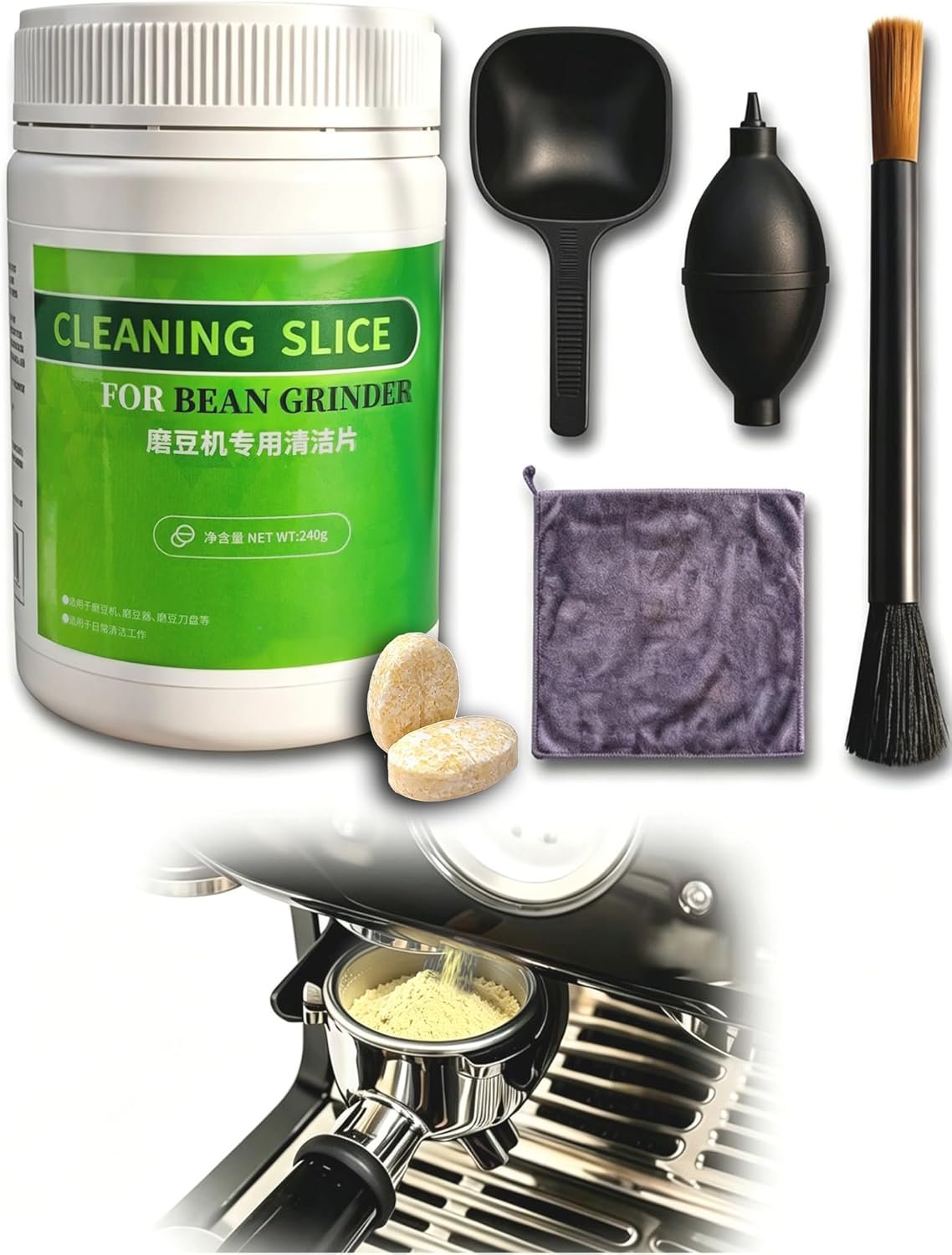 PUZZLEQ Coffee Grinder Cleaning Tablets