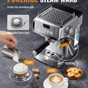SHARDOR 20-Bar Espresso Machine view 3