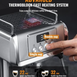SHARDOR 20-Bar Espresso Machine view 4