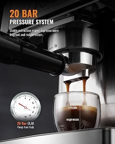 SHARDOR 20-Bar Espresso Machine