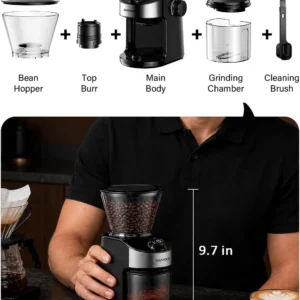 SHARDOR Burr Coffee Grinder 4.0 view 6