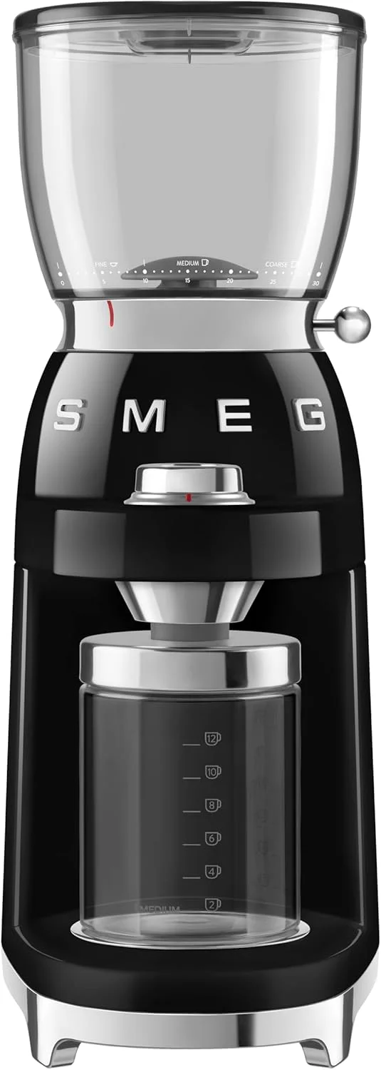 SMEG CGF11 Retro Coffee Grinder - Front View