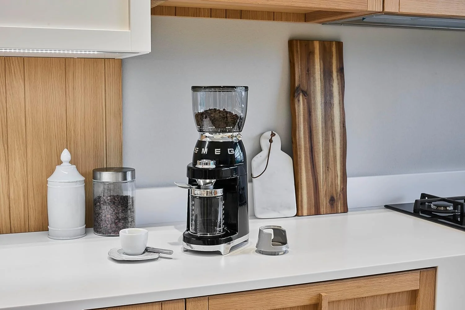SMEG CGF11 Coffee Grinder - Grounds Container
