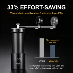Viesimple V4 Manual Coffee Grinder view 3