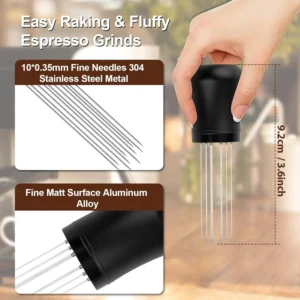 WDT Tool - Aluminum Alloy Espresso Distributor view 3