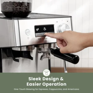 (2026 Upgrade) Gevi 20 Bar Espresso Machine with Grinder & Milk Frother, Professional Coffee Maker for Home, Cappuccino & Latte, Removable Water Tank, Steam Wand view 7