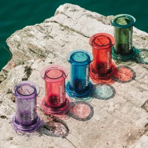 AeroPress Clear Coffee Press - All-in-One French Press, Pour-Over & Espresso Style Manual Brewer, 2 Min Brew for Less Bitterness, More Flavor, Small Portable Coffee Maker, Travel & Camping view 6