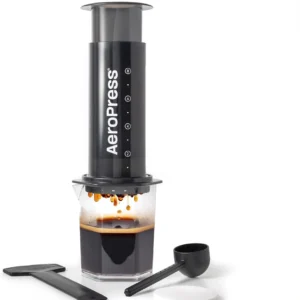AeroPress Clear Coffee Press - All-in-One French Press, Pour-Over & Espresso Style Manual Brewer, 2 Min Brew for Less Bitterness, More Flavor, Small Portable Coffee Maker, Travel & Camping view 7