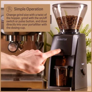 Baratza Encore ESP Coffee Grinder ZCG495BLK, Black view 7