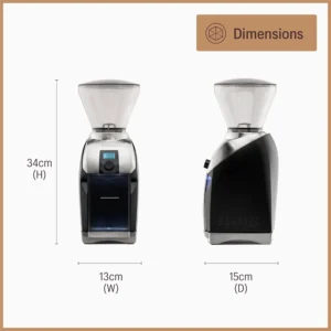 Baratza Virtuoso+ Coffee Grinder ZCG587BLK, Black view 6