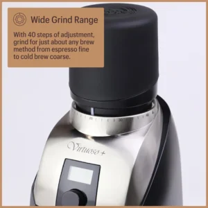 Baratza Virtuoso+ Coffee Grinder ZCG587BLK, Black view 7