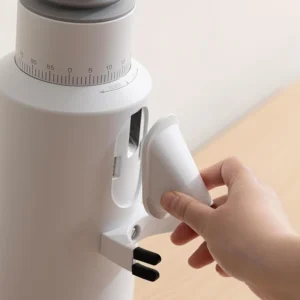 beanglass T64 Single Dose Coffee Grinder, 64mm Flat Burrs Electric Espresso Grinder (White) view 4