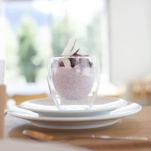 Bodum 2.5oz Pavina Double Wall High-Heat Borosilicate Glass, Set of 2, Clear view 3