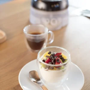 Bodum 2.5oz Pavina Double Wall High-Heat Borosilicate Glass, Set of 2, Clear view 4