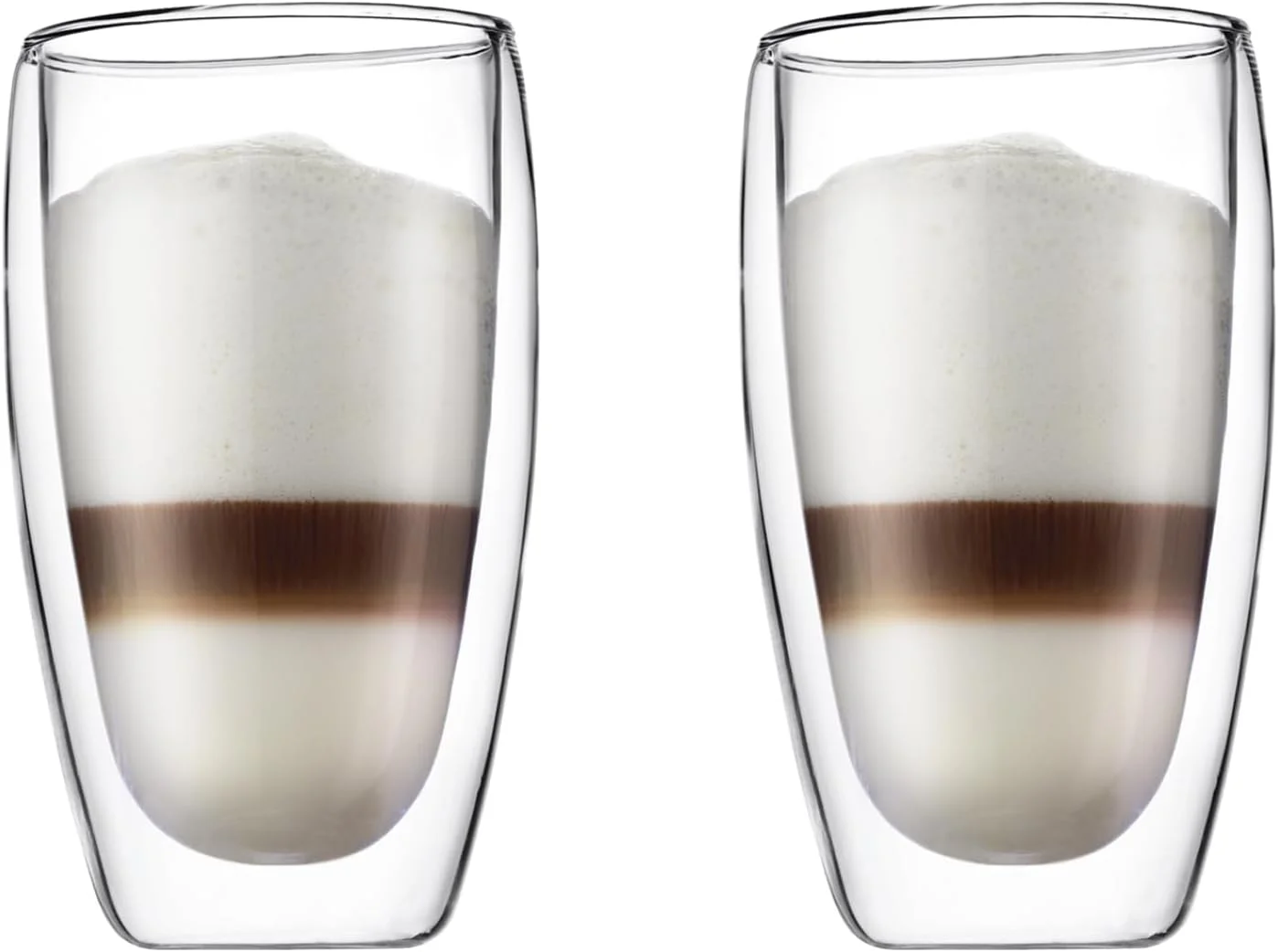 Bodum 2.5oz Pavina Double Wall High-Heat Borosilicate Glass, Set of 2, Clear