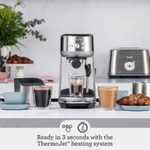 Breville Bambino Espresso Machine BES450BSS, Brushed Stainless Steel view 2