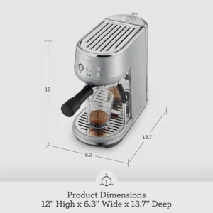 Breville Bambino Espresso Machine BES450BSS, Brushed Stainless Steel view 3